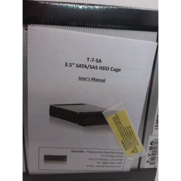 iStarUSA T-7-SA 1 x 5.25 Bay Military Series Sata 3.5 Hard Drive Mobile Rack - Picture 7 of 12